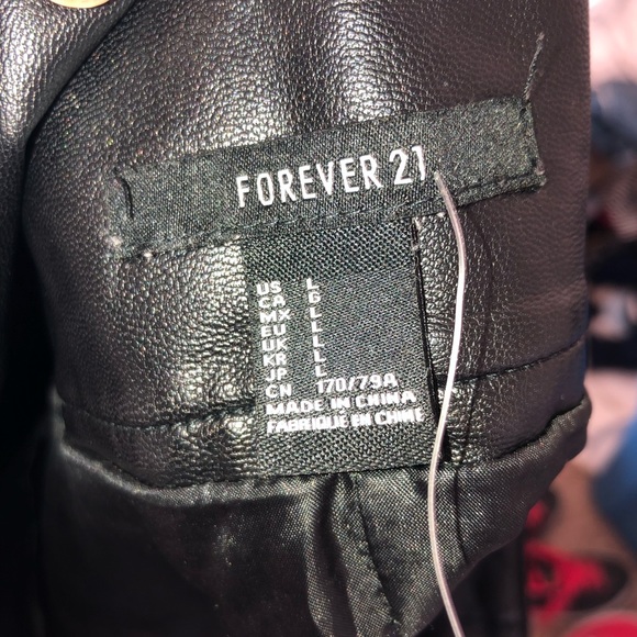 Faux Leather High Waist Skirt - Picture 6 of 6